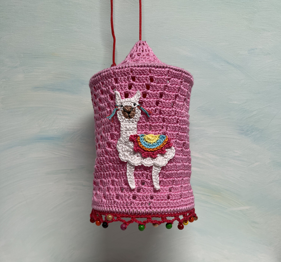 Häkelanleitung Boho Lampion "Zaggy", gehäkelte Laternen in 2 Größen PDF