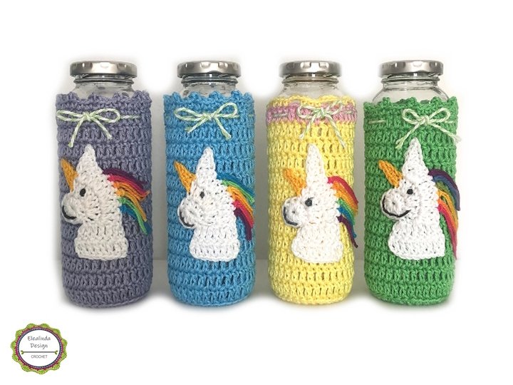 Crochet Pattern Unicorn Crochet Patch Applique PDF