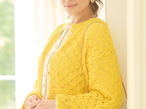 Ajourmuster-Jacke