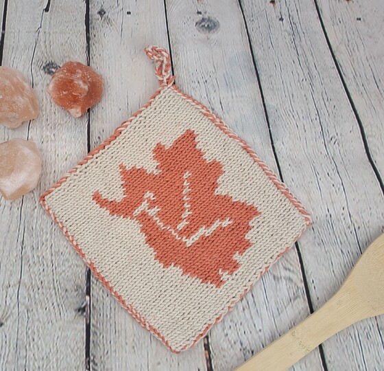 Herbstlicher Topflappen in Double-Face, inkl. Doubleface-Tutorial