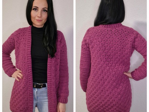 PDF Häkelanleitung C2C Cardigan Corner / Corner to Corner