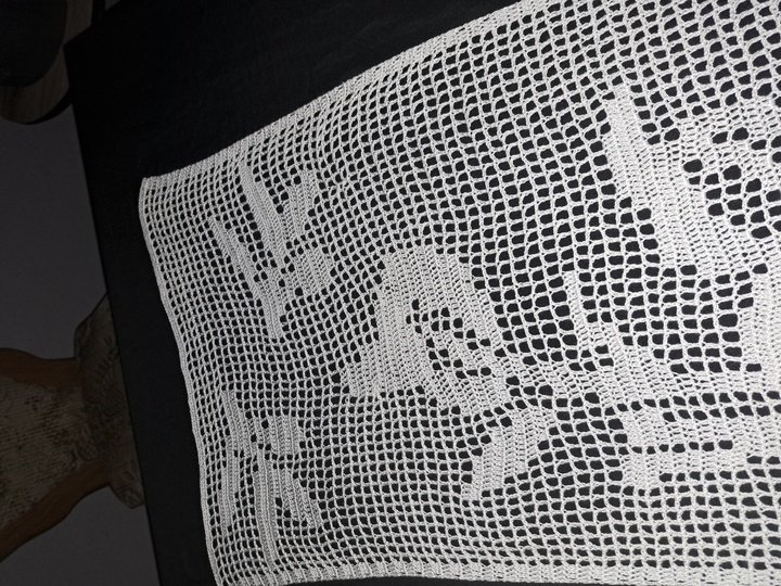 Tischläufer Hibiskus Häkelanleitung