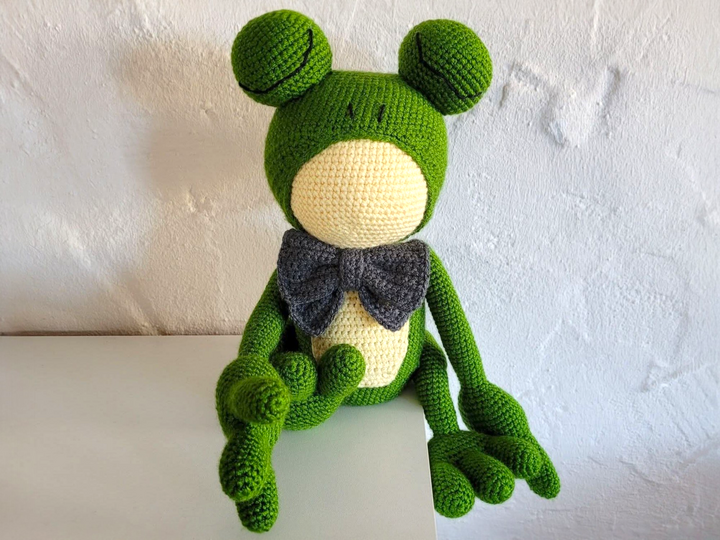 Häkelanleitung Frosch Hubert