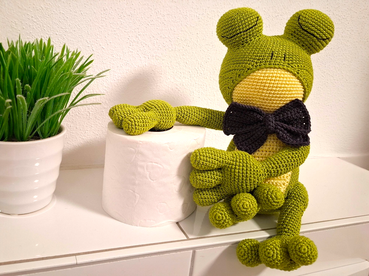 Häkelanleitung Frosch Hubert