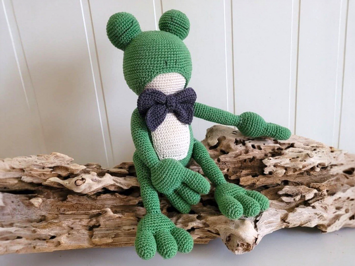 Häkelanleitung Frosch Hubert