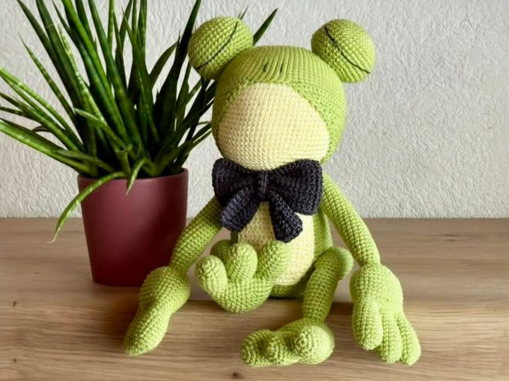 Häkelanleitung Frosch Hubert