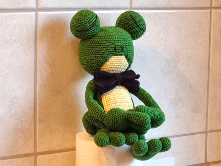 Häkelanleitung Frosch Hubert