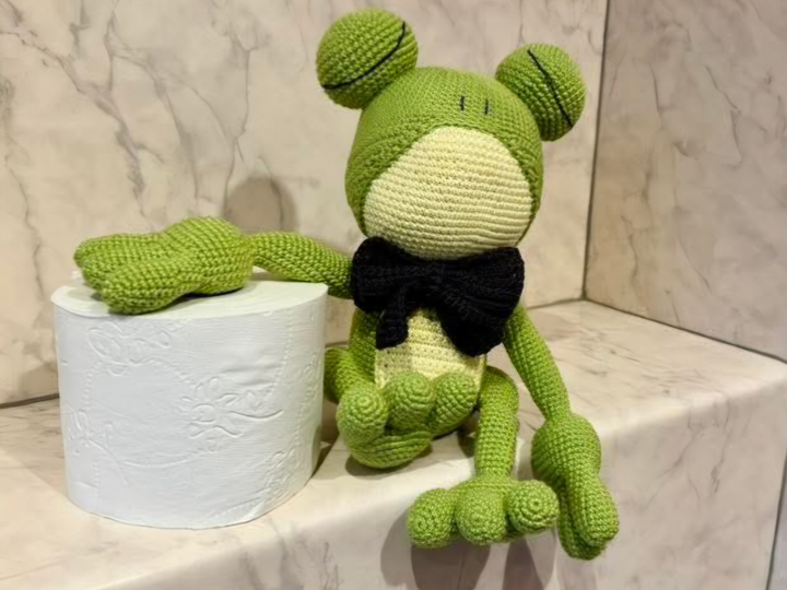 Häkelanleitung Frosch Hubert