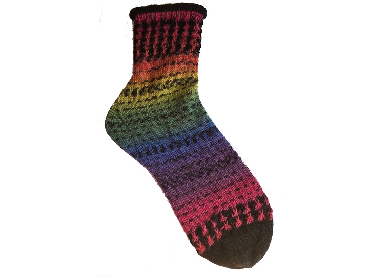 Socken 2026 - März: Fixe Quicky Ferse "Rabbit" Hebemaschen-Muster,4-fach