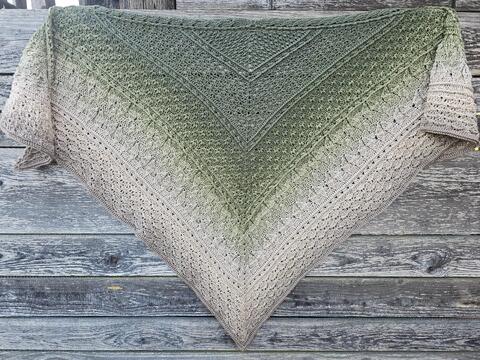 Häkelanleitung Dreieckstuch Germoglio