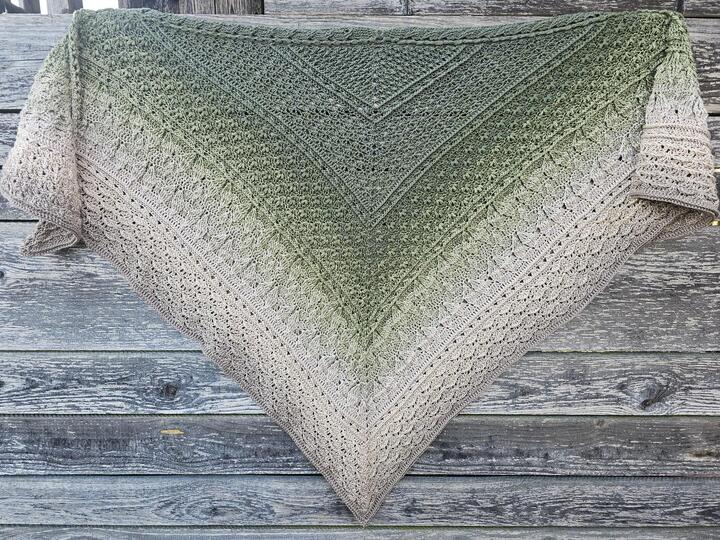 Häkelanleitung Dreieckstuch Germoglio