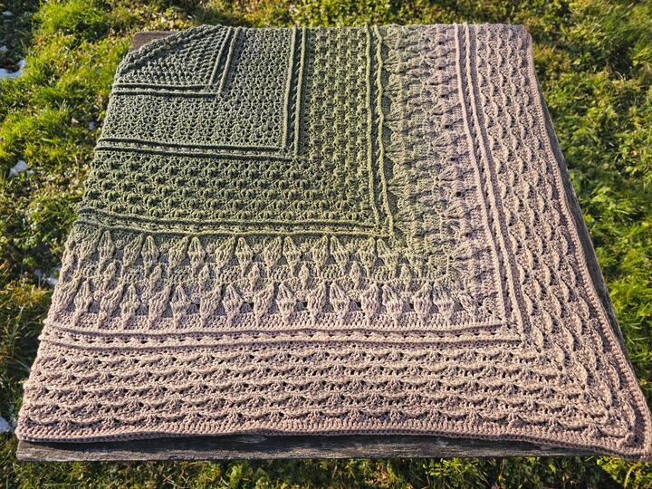 Häkelanleitung Dreieckstuch Germoglio