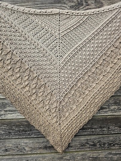 Häkelanleitung Dreieckstuch Germoglio