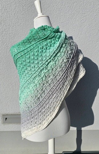 Häkelanleitung Dreieckstuch Germoglio