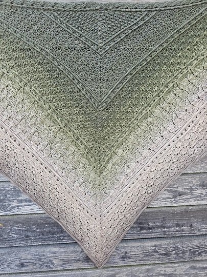 Häkelanleitung Dreieckstuch Germoglio