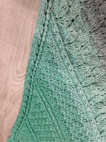 Häkelanleitung Dreieckstuch Germoglio