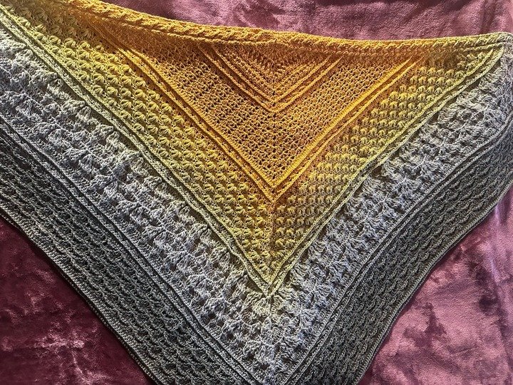 Häkelanleitung Dreieckstuch Germoglio