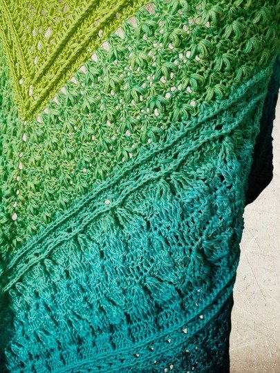 Häkelanleitung Dreieckstuch Germoglio