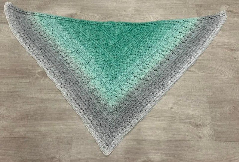 Häkelanleitung Dreieckstuch Germoglio