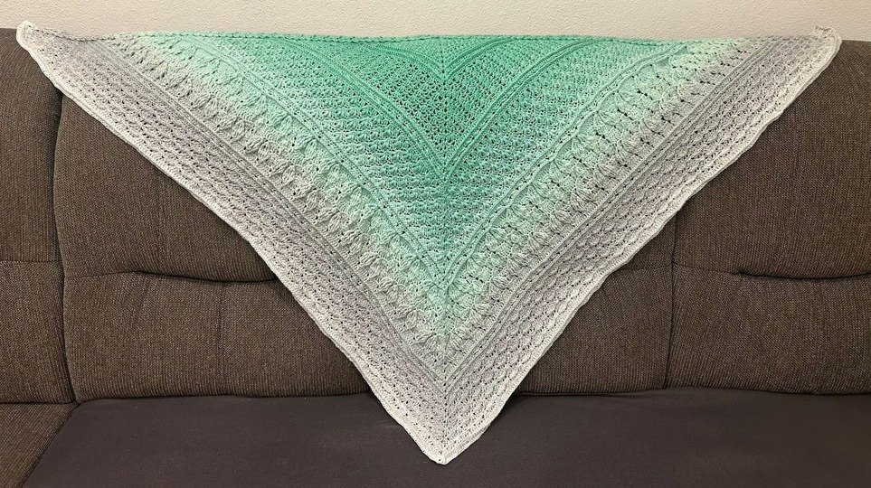 Häkelanleitung Dreieckstuch Germoglio