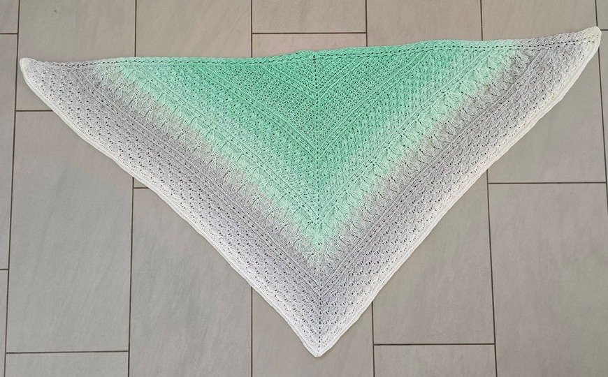 Häkelanleitung Dreieckstuch Germoglio