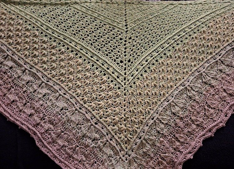 Häkelanleitung Dreieckstuch Germoglio