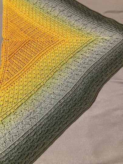 Häkelanleitung Dreieckstuch Germoglio