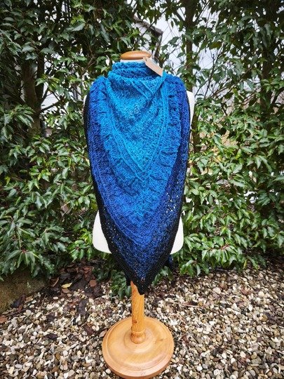 Häkelanleitung Dreieckstuch Germoglio