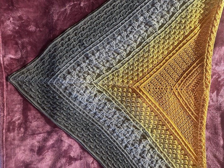 Häkelanleitung Dreieckstuch Germoglio