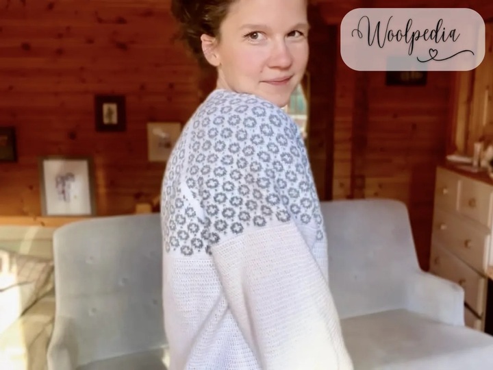 Chalet Pulli / Shirt Häkelanleitung PDF & Video - Woolpedia