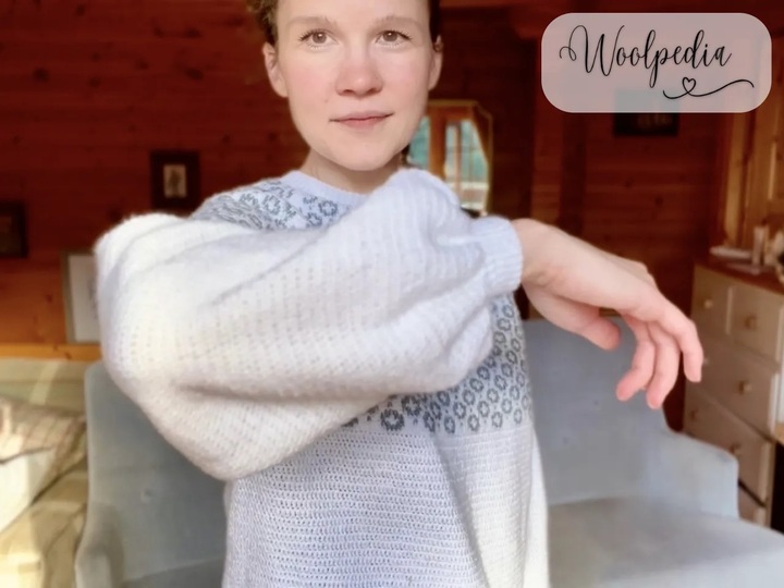 Chalet Sweater / Tee crochet pattern video & PDF - Woolpedia
