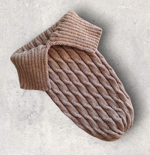 Strickanleitung Baby-Schlafsack, Pucksack, ca. 0 - 12 Monate      #370