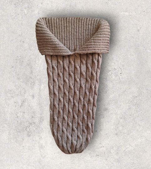 Strickanleitung Baby-Schlafsack, Pucksack, ca. 0 - 12 Monate      #370