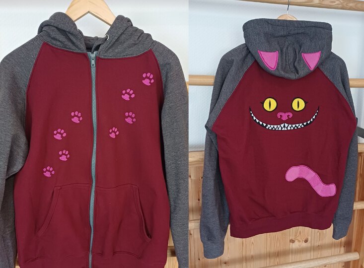 Stickdatei Set Grinsende Katze