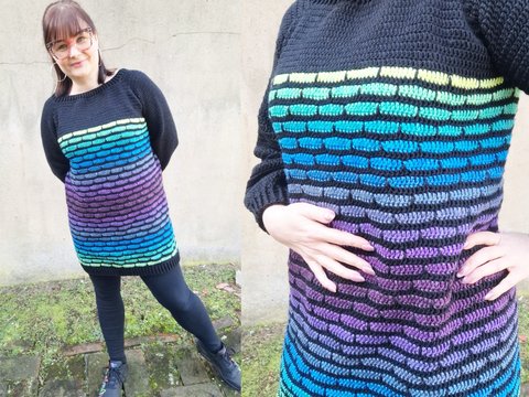 Big Shirt JELLY Häkelanleitung Kleid/Tunika