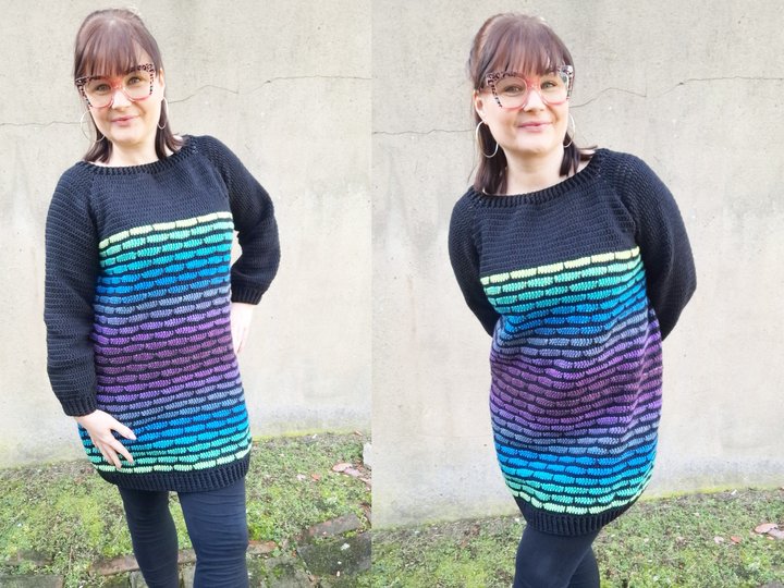 Big Shirt JELLY Häkelanleitung Kleid/Tunika