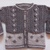 Strickanleitung Kindertrachtenjacke, Gr. 98-104,  Rautenmuster, Stickerei