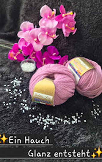 Handstulpen mit eingestrickten Perlen,  digitale  deutsche Anleitung