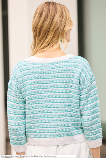 Jacke mit Hebemaschenmuster