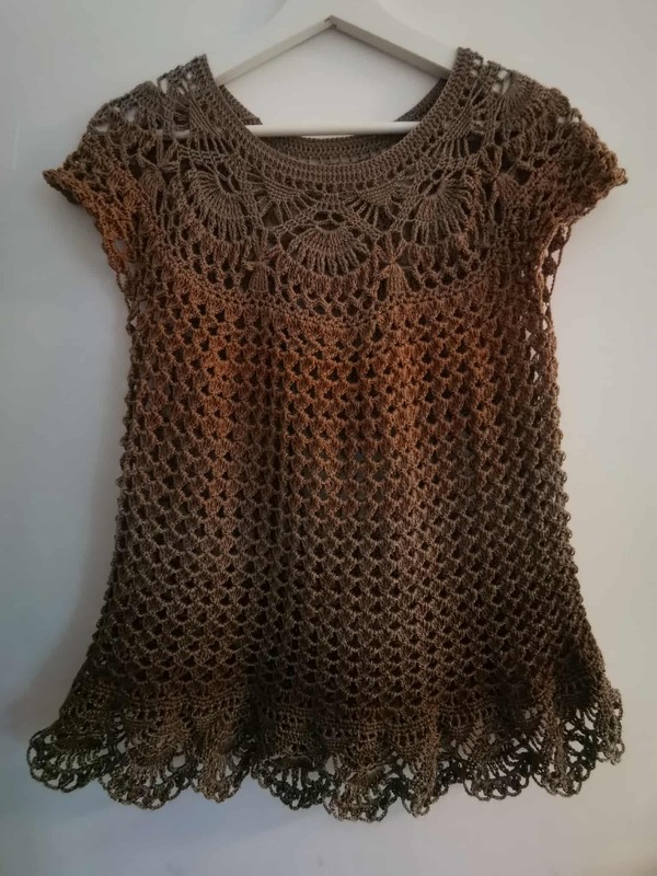 Tunika/Shirt/Kleid Fairy Whisper, Häkelanleitung - Bild 53