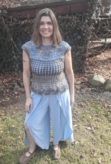 Tunika/Shirt/Kleid Fairy Whisper, Häkelanleitung