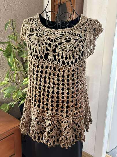 Tunika/Shirt/Kleid Fairy Whisper, Häkelanleitung