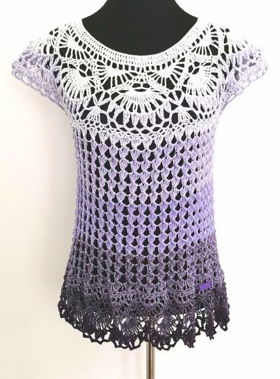 Tunika/Shirt/Kleid Fairy Whisper, Häkelanleitung