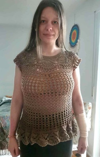 Tunika/Shirt/Kleid Fairy Whisper, Häkelanleitung