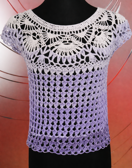 Tunika/Shirt/Kleid Fairy Whisper, Häkelanleitung