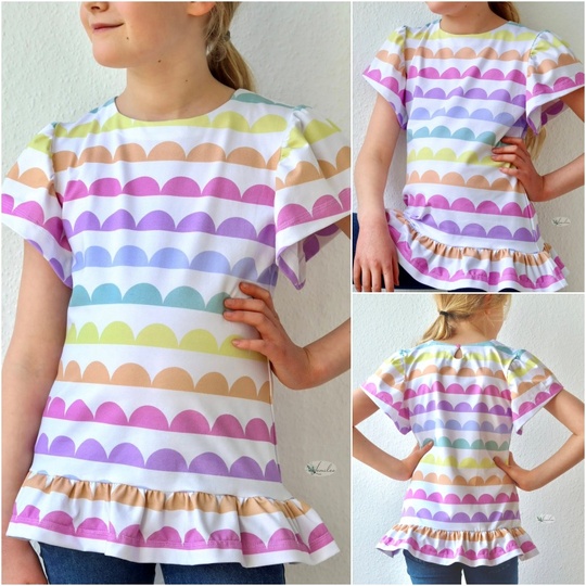 E-Book Schnittmuster Veilchenzart Gr. 74 bis 164