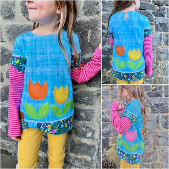 E-Book Schnittmuster Veilchenzart Gr. 74 bis 164