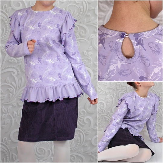 E-Book Schnittmuster Veilchenzart Gr. 74 bis 164