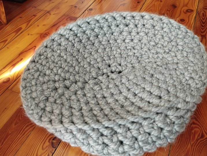 Fingerhäkeln gemützlichen Katzenkorb