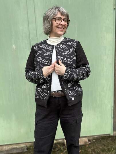 Ebook Cardigan VEJANO Gr. 34-54 Schnittmuster PDF